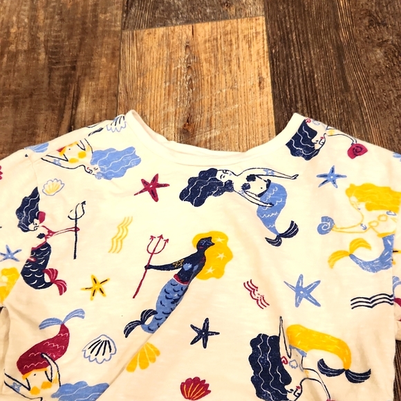 Mermaid Crop top tee - Picture 2 of 4